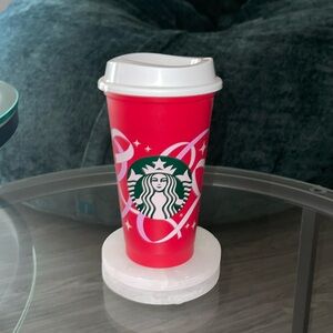 16 oz Plastic, Reusable Starbucks Cup - Christmas Edition